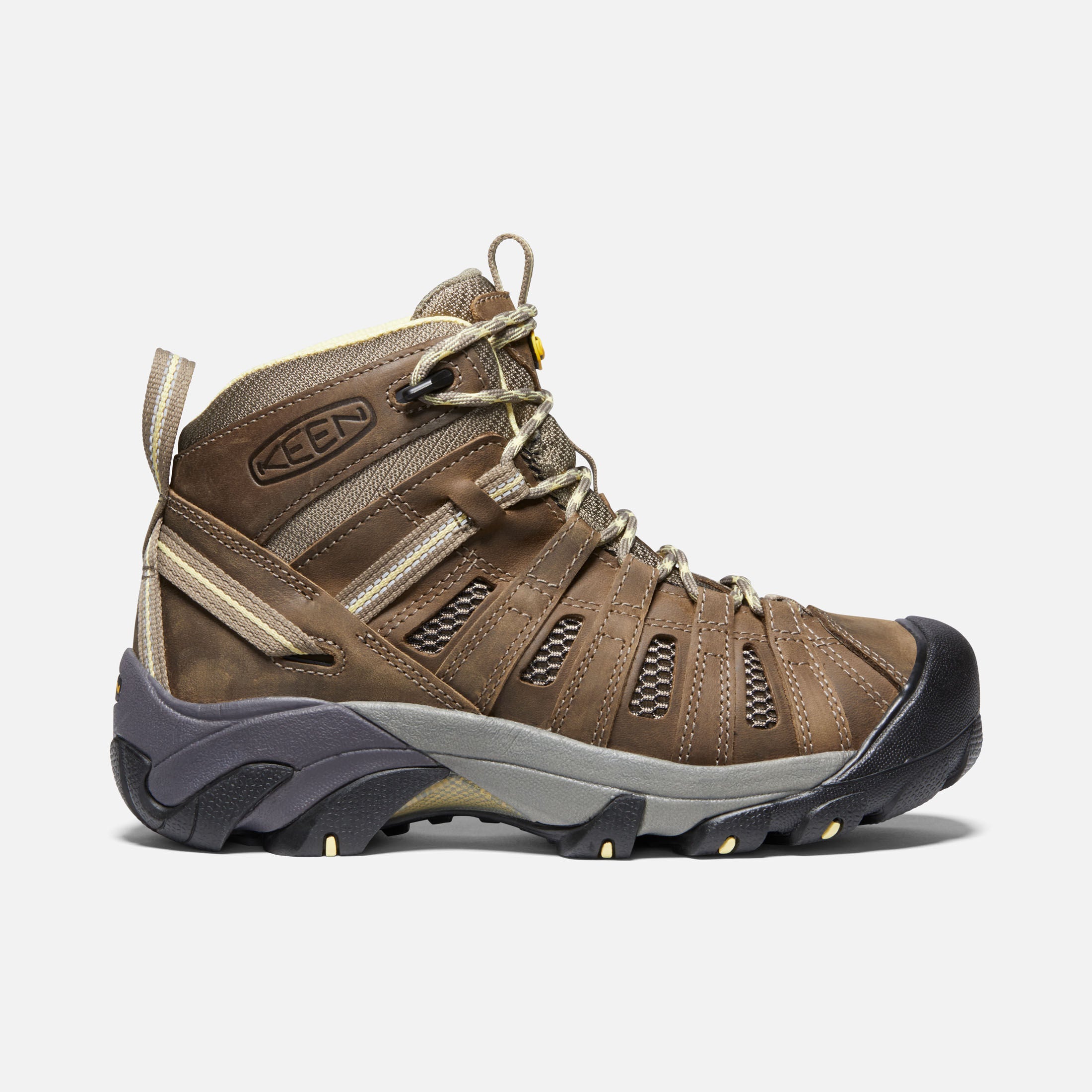 Women's Voyageur Mid Hiker in Brindle/Custard