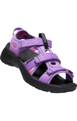 Astoria West Groovy Walking Sandal in Tie Dye/Purple