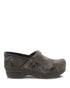 The Professional Clog in Camo Distressed Suede