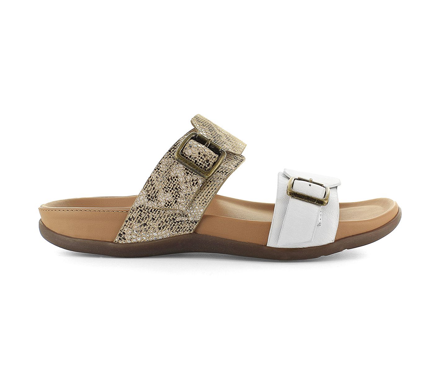 Caprera Sandal in Black Snake CLOSEOUTS