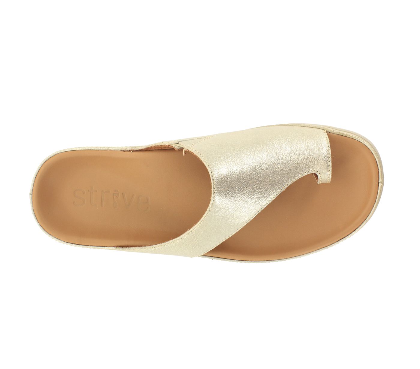 Capri Sandal in Gold Metallic CLOSEOUTS