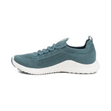 Carly Lace Up Sneaker in Teal