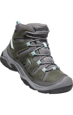 Women's Circadia Mid Waterproof WIDE Boot in Steel Grey/Cloud Blue