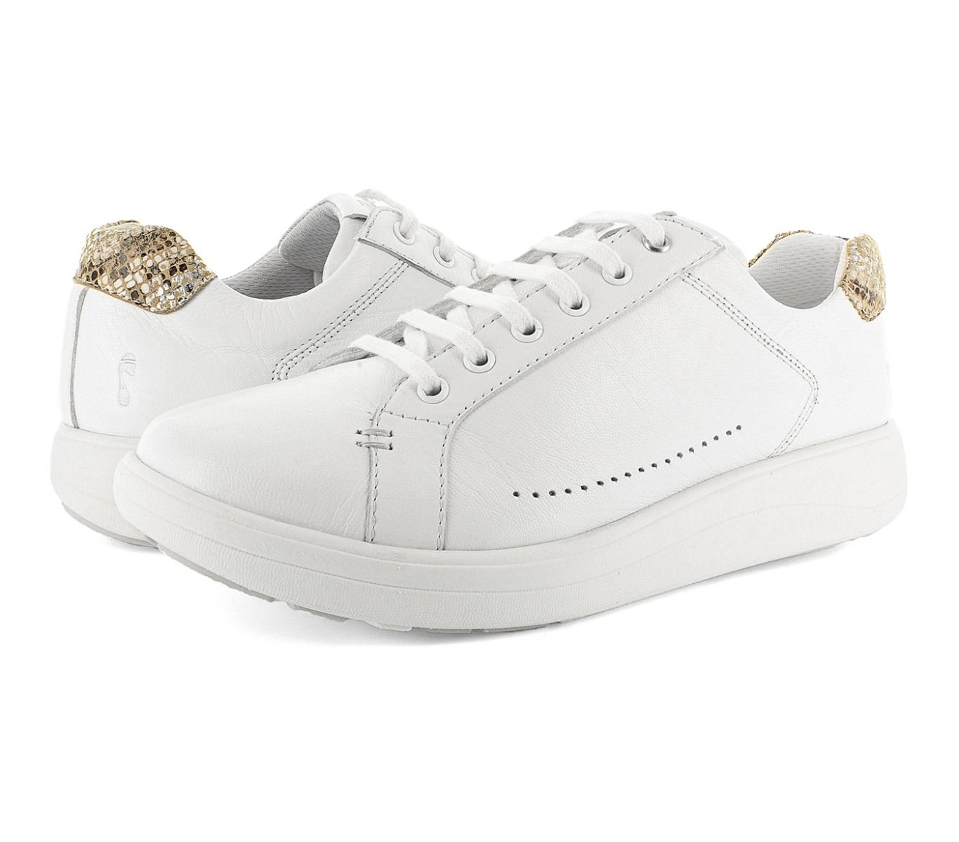 Dakota Sneaker in White Snake CLOSEOUTS