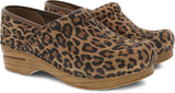 The Professional Clog in Leopard Suede