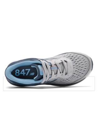 Women's Walking 847 Light Aluminum with Indigo and Team Carolina V4