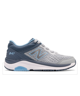 Women's Walking 847 Light Aluminum with Indigo and Team Carolina V4