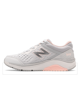 Women's Walking 847 Arctic Fox with Pink V4