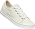 Elsa Canvas Retro Sneaker in Natural and White CLOSEOUTS