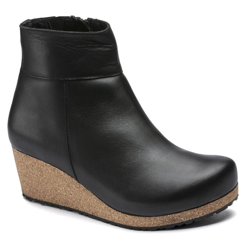 Ebba Wedge Ankle Boot in Black