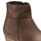 Ebba Wedge Ankle Boot in Cognac