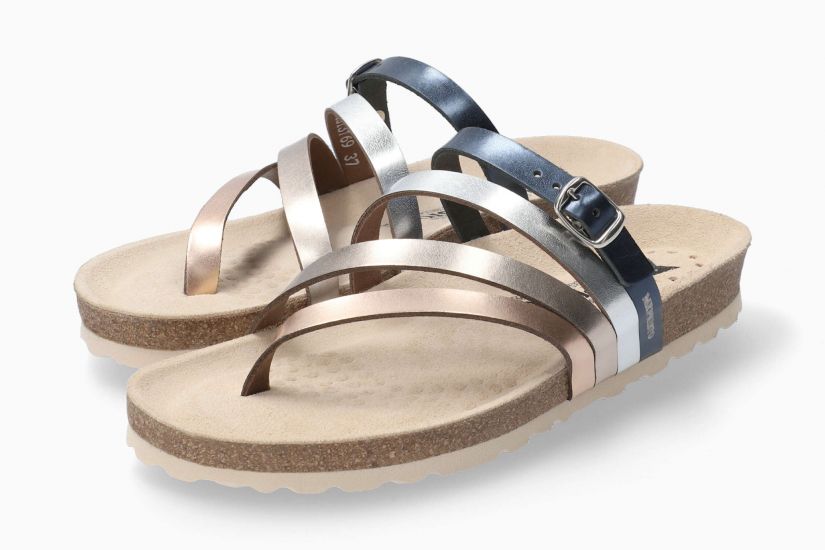 Natty Strappy Toe Post Sandal in Old Pink CLOSEOUTS