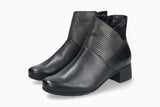 Garita Sleek Boot in Black Silk CLOSEOUTS