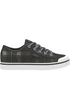 Elsa Sneaker in Black Plaid/Steel Grey CLOSEOUTS