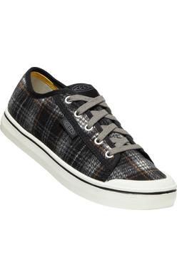 Elsa Sneaker in Black Plaid/Steel Grey CLOSEOUTS