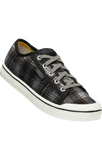 Elsa Sneaker in Black Plaid/Steel Grey CLOSEOUTS