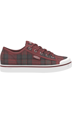 Elsa Sneaker in Red Plaid/Red Dahlia CLOSEOUTS