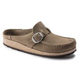 Buckley Unlined Moc-Toe Clog in Taupe