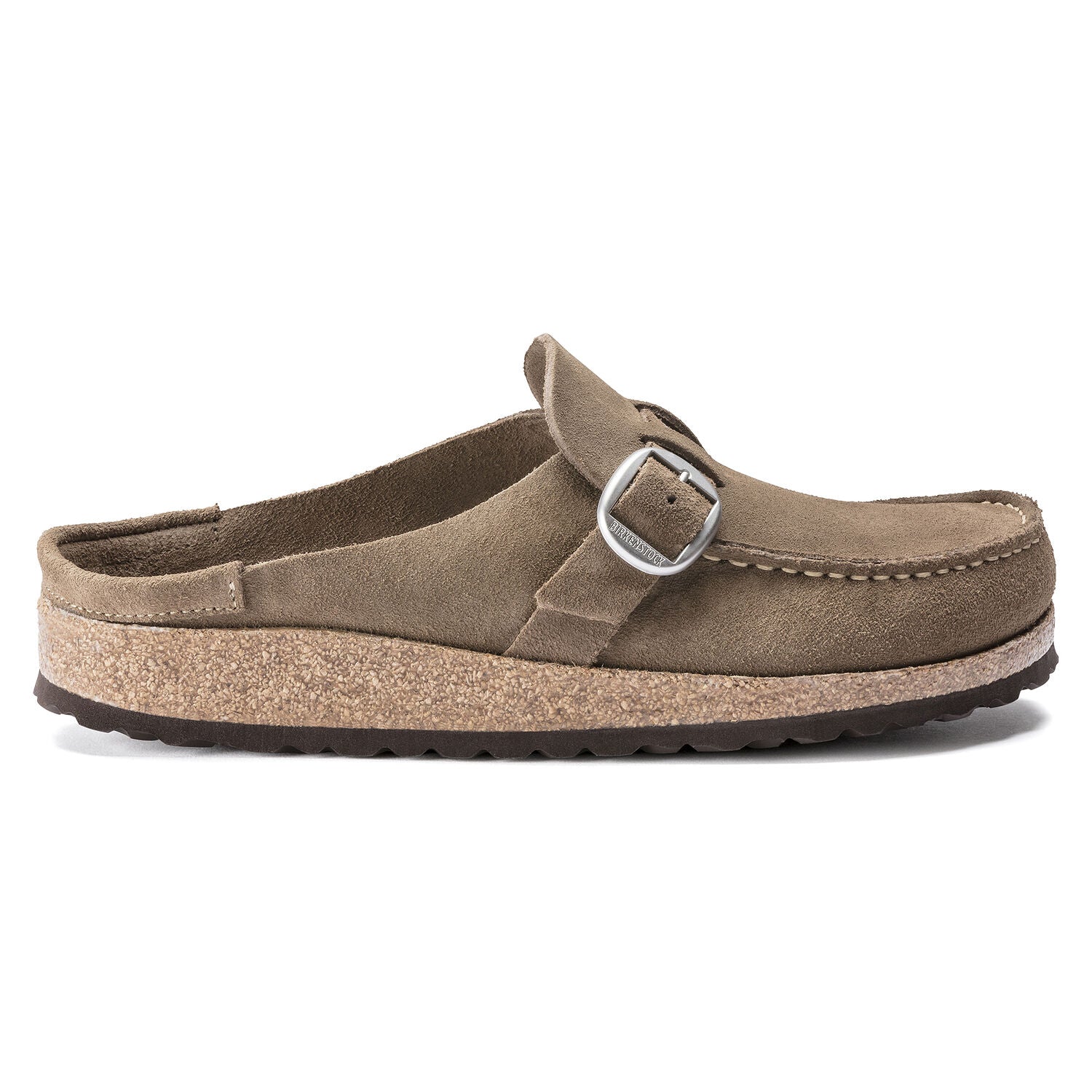 Buckley Unlined Moc-Toe Clog in Taupe