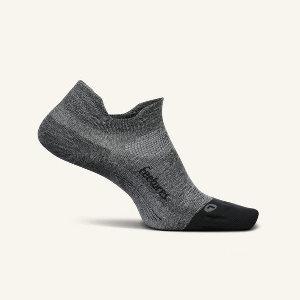 Elite Light Cushion No Show Tab Sock in Gray