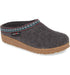 Classic Boiled Wool Clog "Gizzy" in Grey