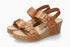 Lissandra Lightweight Walking Wedge Sandal in Hazelnut