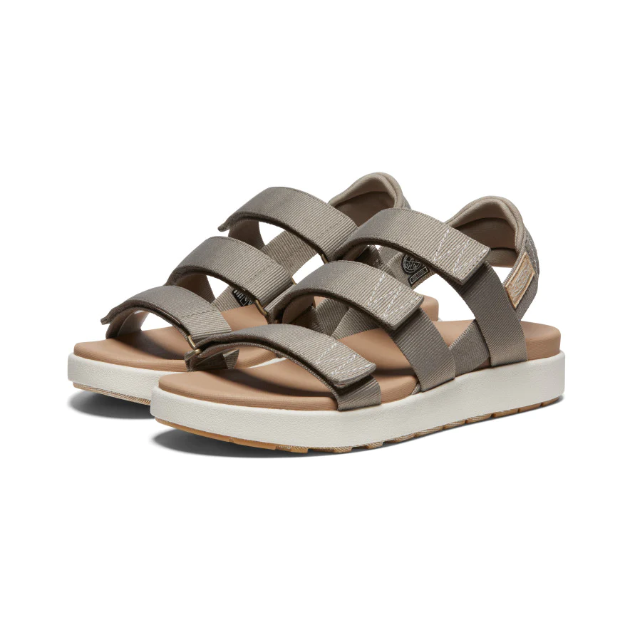 Elle Strappy Sandal in Brindle/Birch