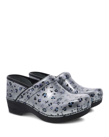 XP 2.0 Grey Leopard Patent Leather Clog CLOSEOUTS
