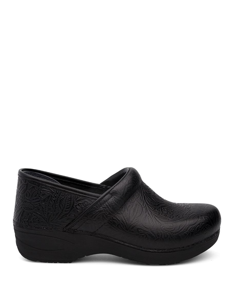 XP 2.0 Black Tooled Floral Clog CLOSEOUTS