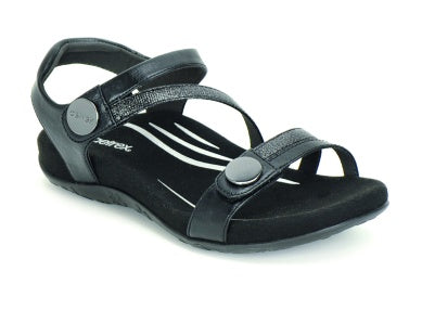 Jess Walking Sandal in Black