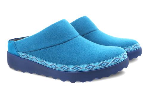 Lucie Slipper Mule in Blue CLOSEOUTS