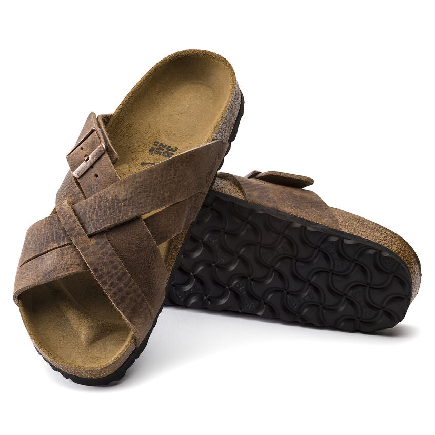 Lugano Woven Slide in Tobacco CLOSEOUTS