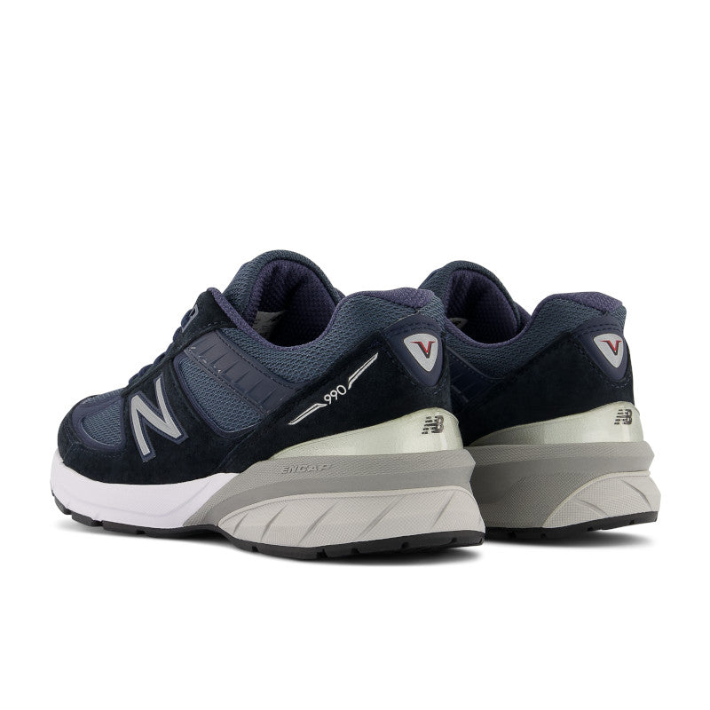 Men's 990 Navy with Silver V6