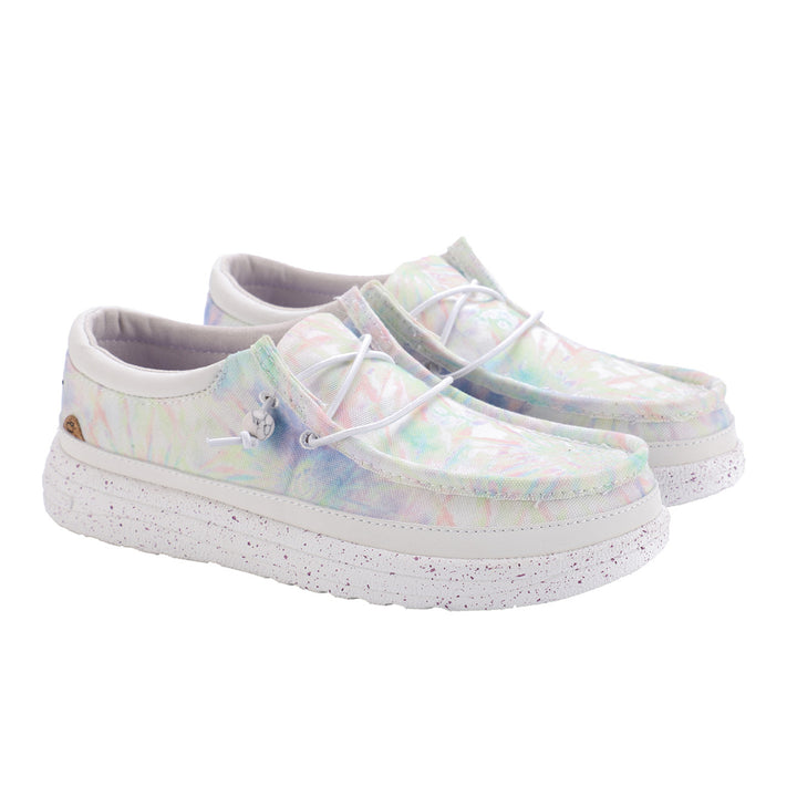 Maia Elastic Tie Loafer in Pastel Tie Dye CLOSEOUTS