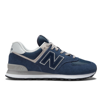 Classic 574 Navy with White Core Lifestyle Sneaker CLOSEOUTS