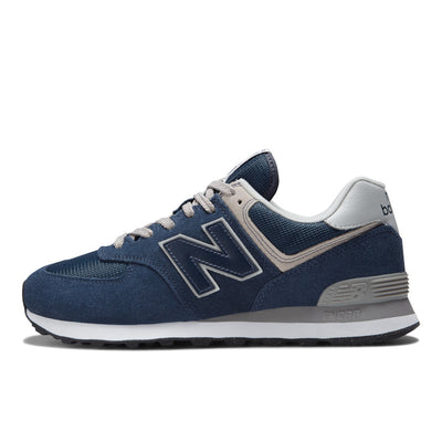 Classic 574 Navy with White Core Lifestyle Sneaker CLOSEOUTS