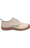 Women's Mosey Derby Leather Sneaker in Natural Felt/Birch CLOSEOUTS