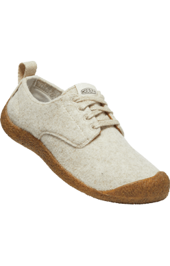 Women's Mosey Derby Leather Sneaker in Natural Felt/Birch CLOSEOUTS