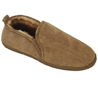 Men's WIDE Romeo Slipper in Chestnut