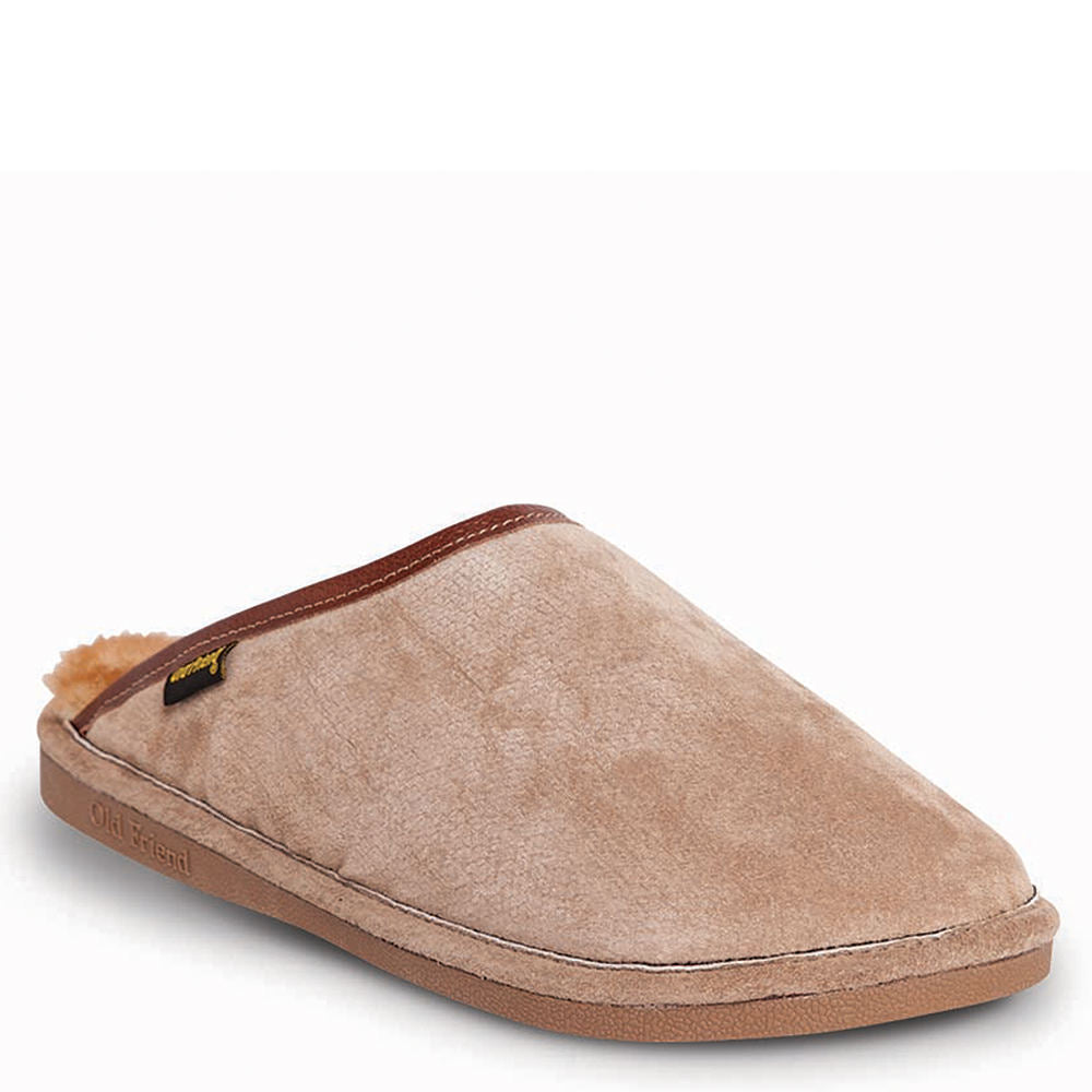 Men's WIDE Scuff Slipper in Chestnut