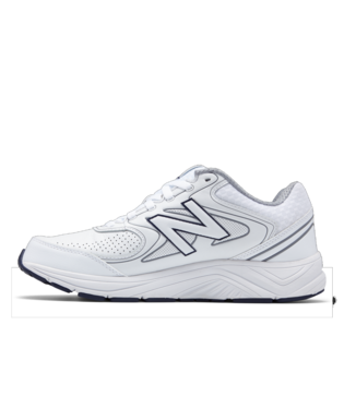 Men's 840 White Leather Walking Shoe V2 CLOSEOUTS