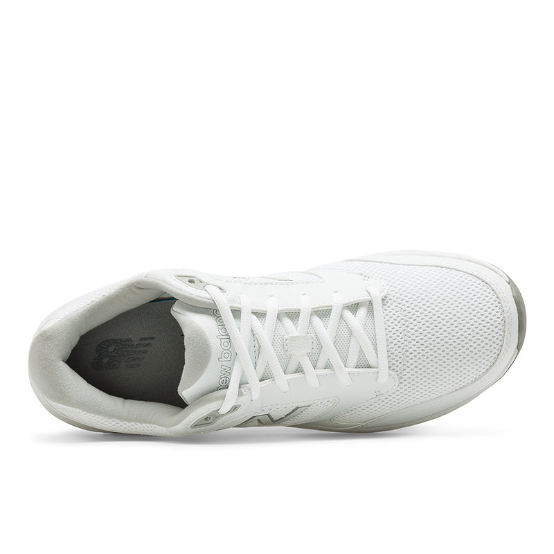 Men's Walking 928 White Mesh Lace Up V3