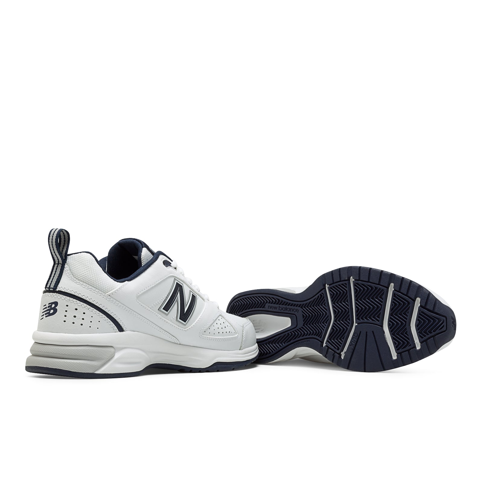 Men's Trainers 623 White with Navy V3