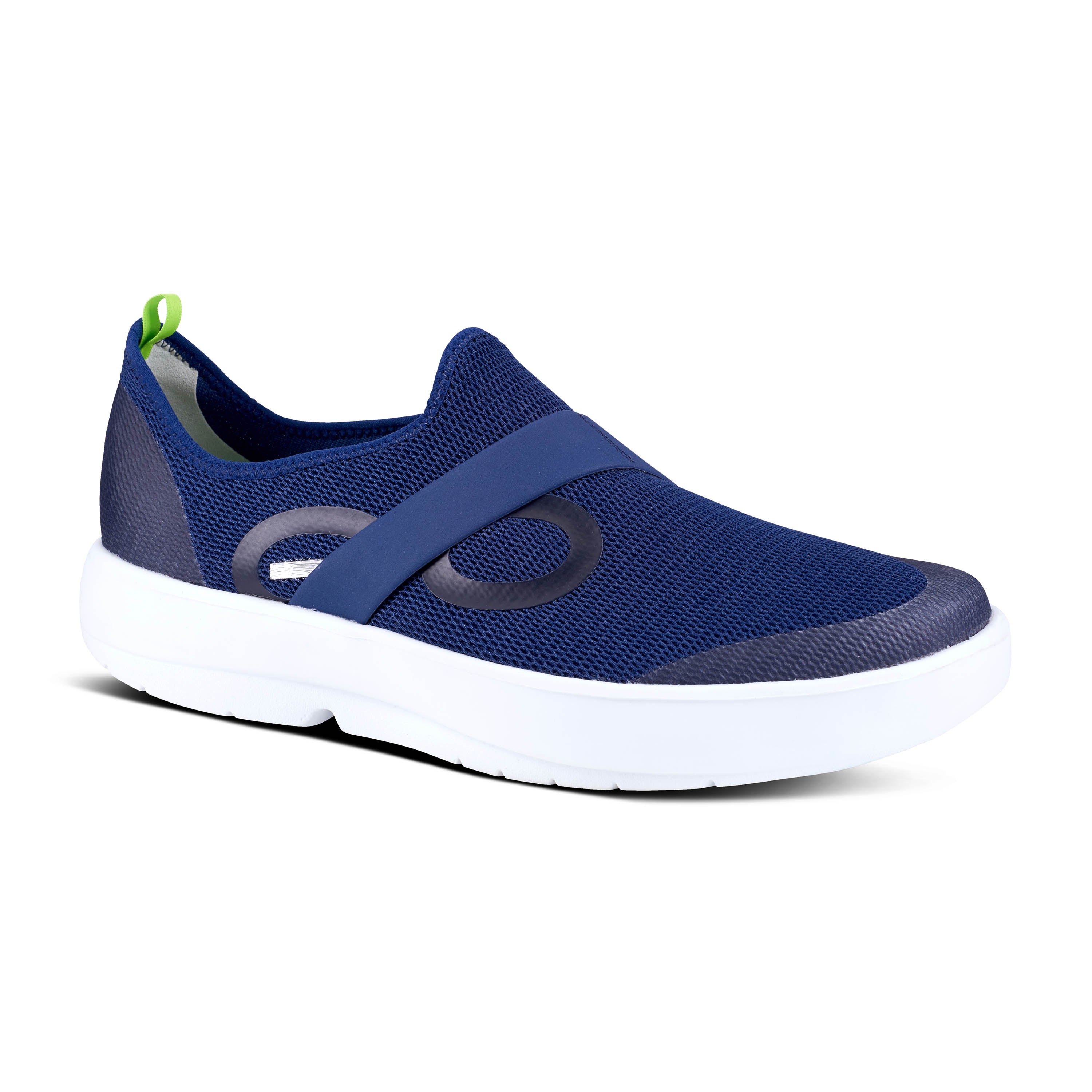 Men's OOMG Low Slip-On in Navy/White