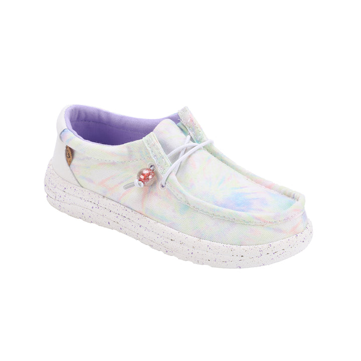 Kid's Paulie Elastic Tie Loafer in Pastel Tie Dye CLOSEOUTS