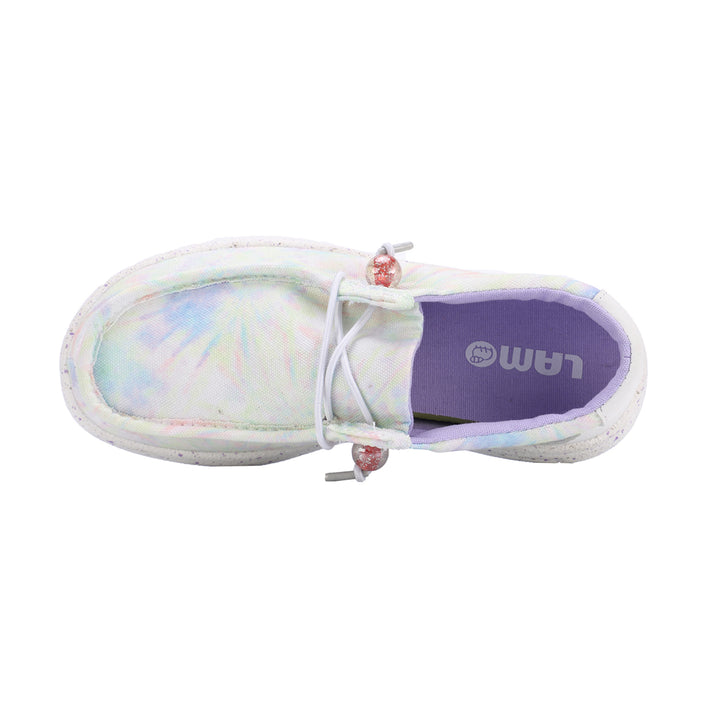 Kid's Paulie Elastic Tie Loafer in Pastel Tie Dye CLOSEOUTS