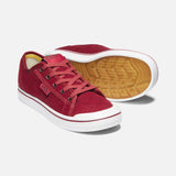 Elsa Sustainable Felt Retro Sneaker in Red CLOSEOUTS