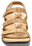 Amber Walking Sandal in Gold Cork CLOSEOUTS