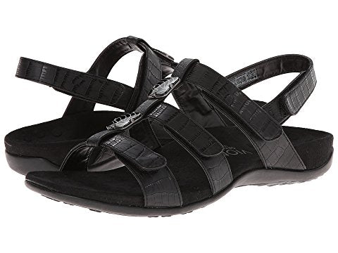 Amber Walking Sandal in Black