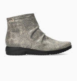 Rezia Ruched Ankle Boot in Fog Mikado CLOSEOUTS